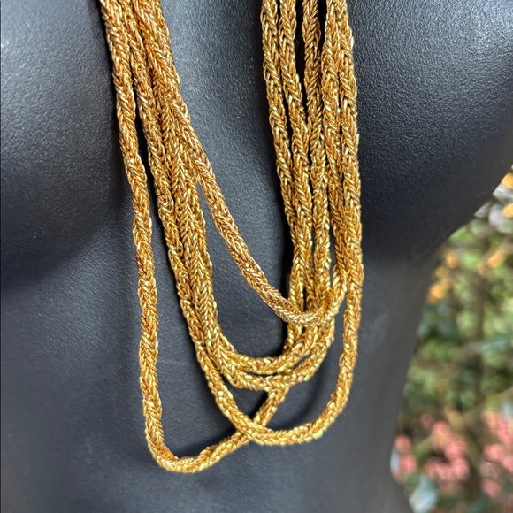 Givenchy Vintage Long Elegant Gold and Black Necklace Belt - Picture 16 of 16